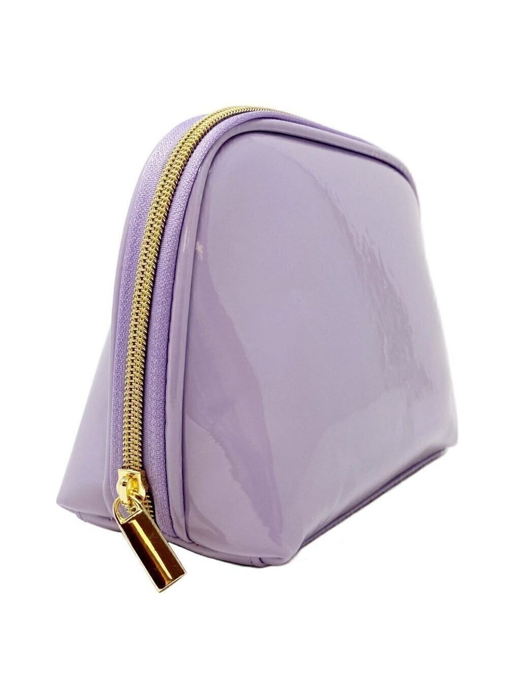 Vegan Leather Lavender cosmetic bag